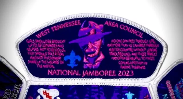 Bsa West Tennessee Area Oa 235 2023 Jamboree 6-Patch Jsp Girl Scout Baden-Powell 2