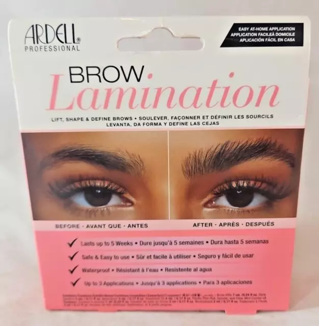 Ardell Professional Brow Lamination Lift Kit, Shape & Define Brows.