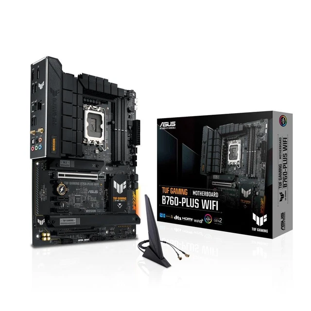 Scheda Madre ASUS TUF GAMING B760M-PLUS WIFI II | Micro ATX Socket 1700 Per Intel 12ª-14ª Gen | DDR5, Wi-Fi Integrato