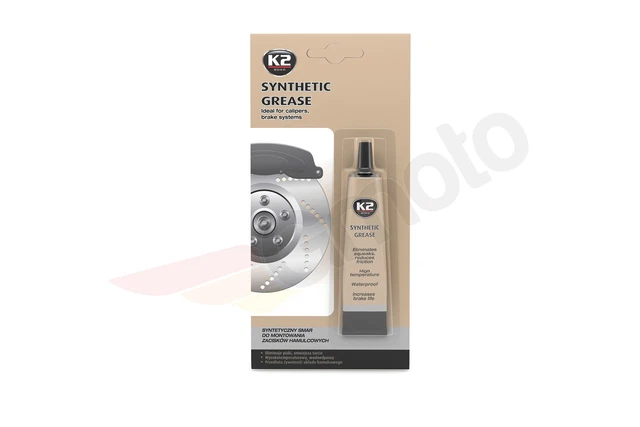 Grasso sintetico per impianti frenanti pasta freno K2 Synthetic Grease 18 ml