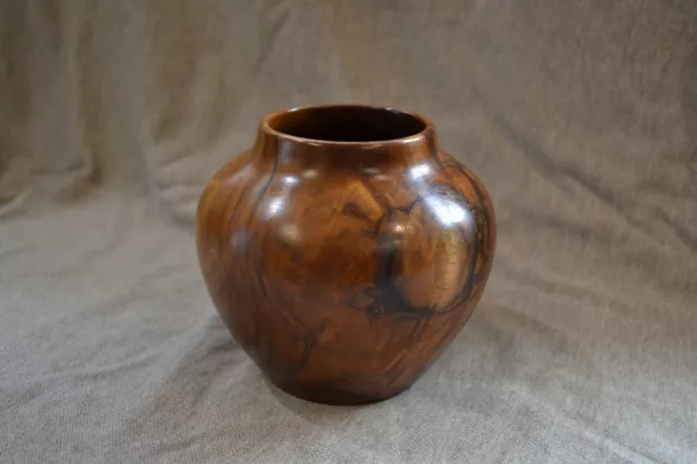 Decorative Wooden Bowl - Figured Mahogany