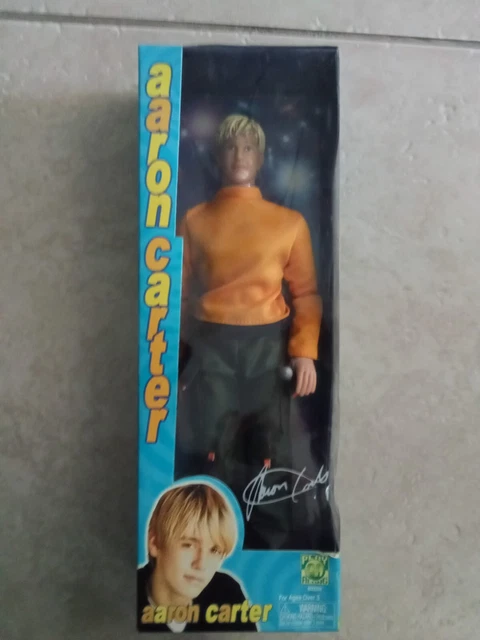 Aaron Carter Doll Play Along 2002 w/Gold shirt 80250