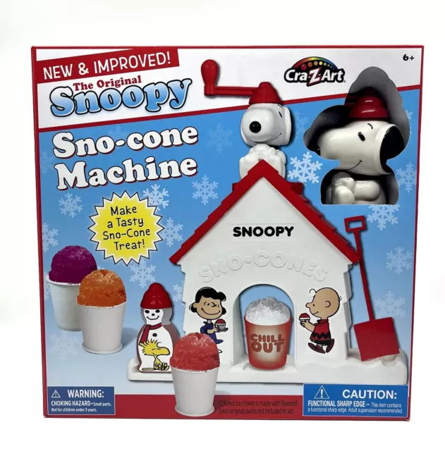 Cra-Z-Art Peanuts The Original Snoopy Sno-Cone Machine NEW UNUSED