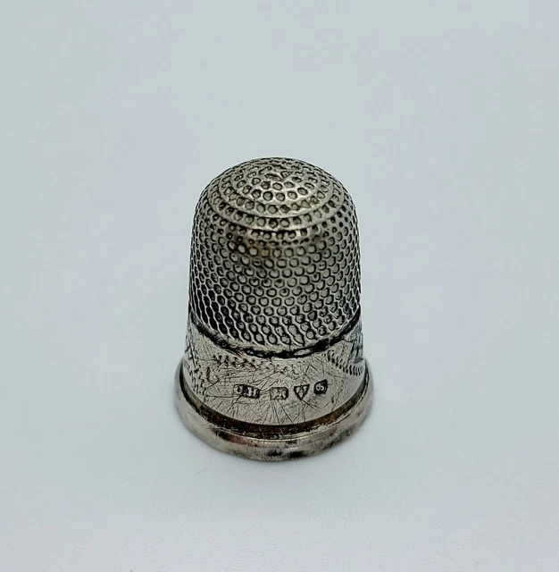 Sterling Silver Thimble Charles Horner Hallmarked 1909
