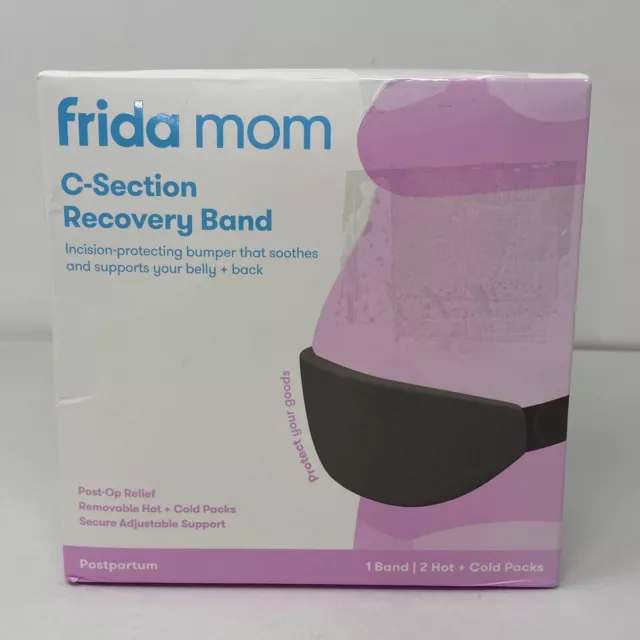 Banda de recuperación de cesárea Frida Mom, 1 banda y 2 paquetes calientes + fríos