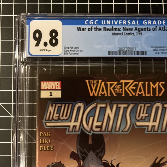 🔑🔥War Of The Realms: New Agents Of Atlas #1 Cgc 9.8🔥🔑 2