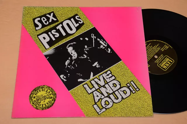 Sex Pistols Lp Live And Loud 1°St Originale Uk Rarissimo !!! Ex