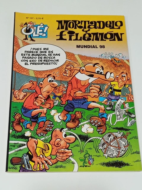 MORTADELO Y FILEMON-FRANCISCO Ibanez Talavera-Mundial 98-N.137-Del 1998 ...