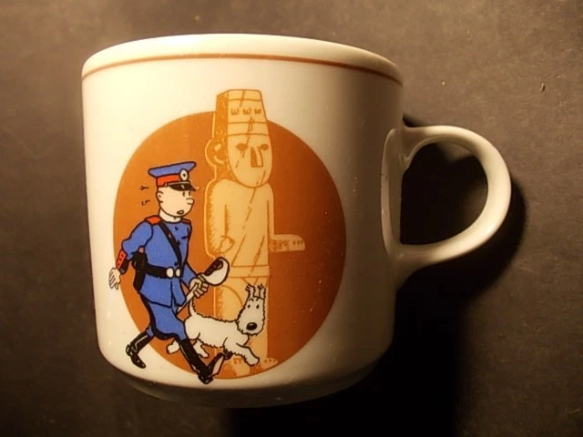 Mug Porcelaine Tintin - Cowboy Et Milou En Amérique - Colorisé - NEUF