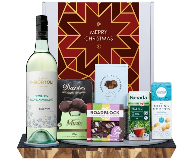Merry Christmas Hamper with Debortoli Big Rivers Sémillon Sauvignon Blanc