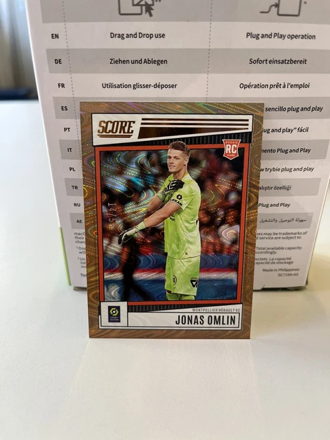 2023-2024 PANINI Score Ligue 1 Romain Faivre Gold Swirl /10 FC Lorient