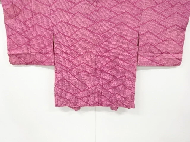 6612611: Japanese Kimono / Antique Haori / All Shibori / Abstract Wave