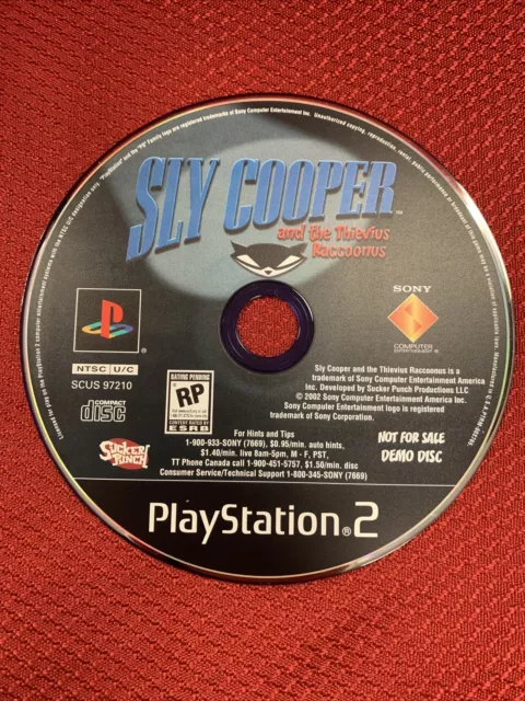 Sly Cooper And The Thievius Raccoonus PS2 GH NM/DD - (See Pics)