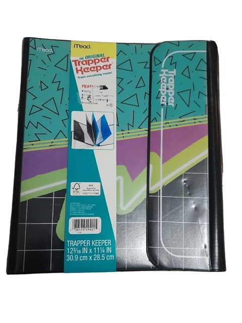 Mead Trapper Keeper Binder Funky 1" Round 2 Folders 2022