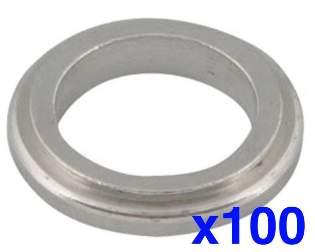 Lega Go Kart 17 mm distanziatore ruota asse stub 5 mm argento x 100 Karting Racing Race