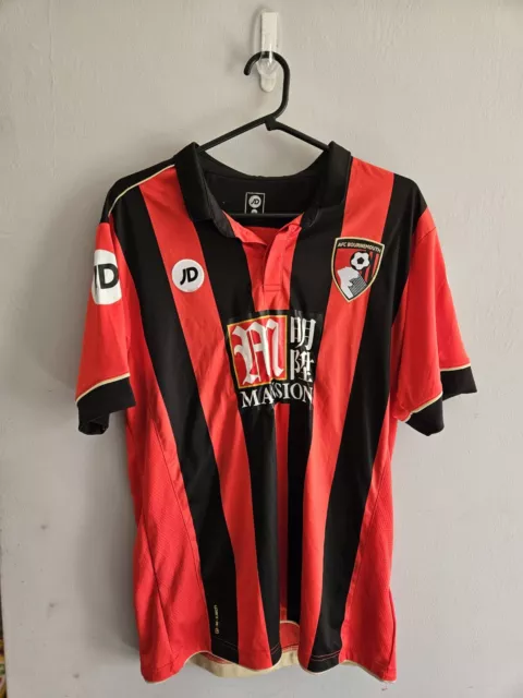 AFC Bournemouth Mens 2016/2017 Home Shirt - Medium