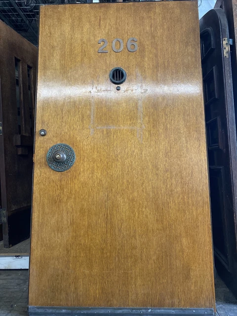 Mid century style front door 79.5 x 43.5 Right Hand Swing￼