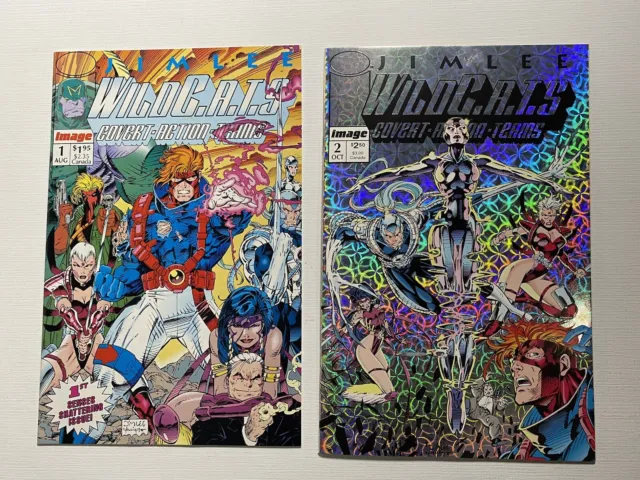 WildCats #1-2 by Jim Lee in VF/NM condition