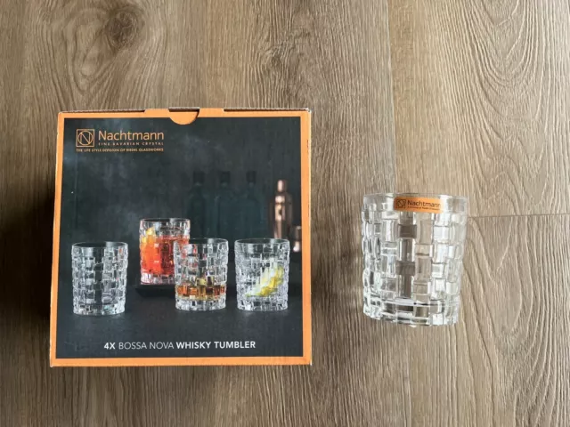 4 Nachtmann Bossa Nova Tumbler, 330 ml, 4er Pack (92076), Neu, Whiskygläser