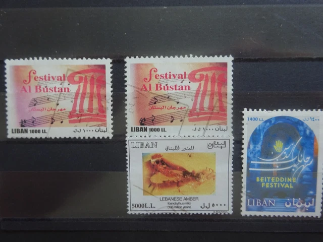 Briefmarken liba libanon steckkarte 302