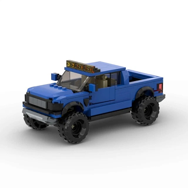MOC LEGO CAR: Ford Raptor Pickup Truck Speed Champions Style Perfect ...