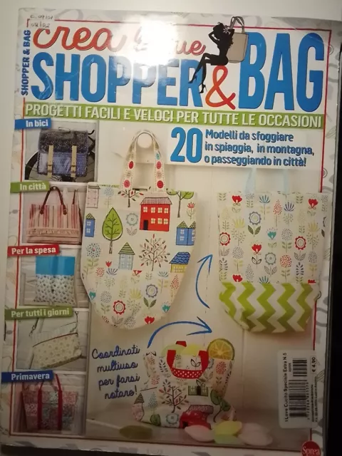 Crea La Tua Shopper & Bag - Rivista Rara Da Collezione - 20 Modelli Da Sfoggiare