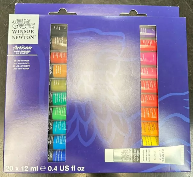 Winsor & Newton Artisan Water Mixable Oil Colour, 20ct