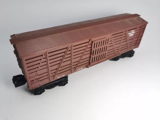 Lionel Échelle 0 / O Wagon N°7302 A Claires-Voies De La Texas & Pacific