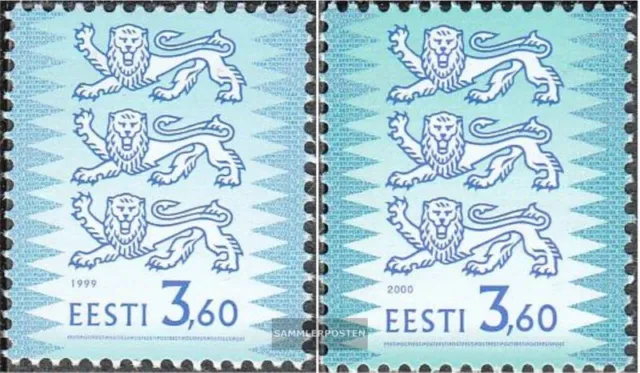 Estland 356I C,356II C postfrisch 2000 Wappenlöwen