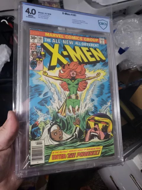 Uncanny X-Men #100 (2.0) & #101 (4.0)  lot CBCS Not CGC  1st App. of The Phoenix