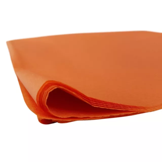 15x20 ZOLL ORANGE TUCHPAPIER 375X500MM WEICHE SÄUREFREIE BLÄTTER FÜR GESCHENKVERPACKUNG