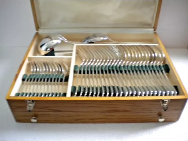 Ménagère FOXOR François Frionnet métal argenté 62 PIECES dans son coffret