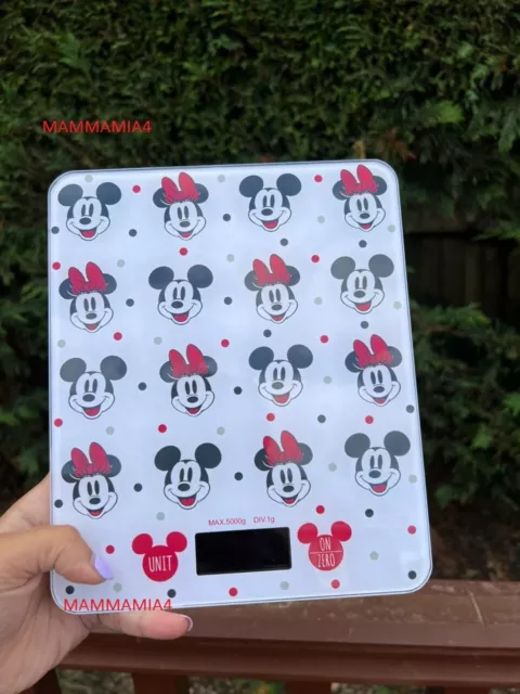 Disney Topolino & Minnie Bilancia PESATURA ELETTRONICA Peso da cucina digitale