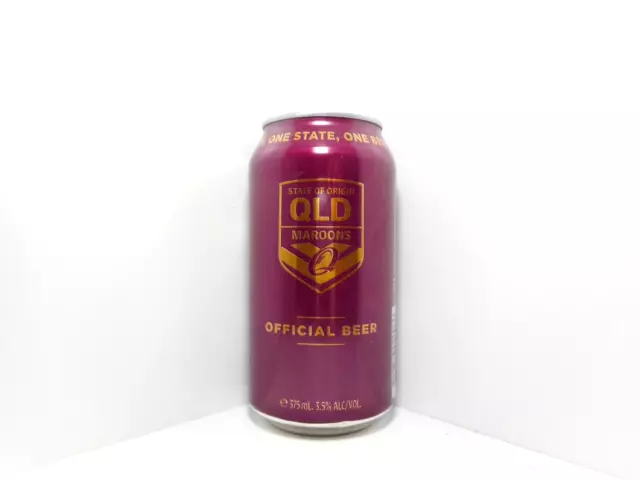 Xxxx State Of Origin Official Beer Qld Maroon Nrl Rugby Empty Beer Can (71)
