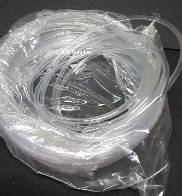 Clear 4mm Air Line Aquarium/Fish Tank/Pond Air Pump PVC Tube Hose Pipe UK Made