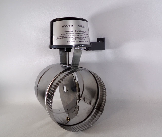 NEW FIELD CONTROLS 6" Vent Damper w/o Harness 46487101 GVD6PL 215.00