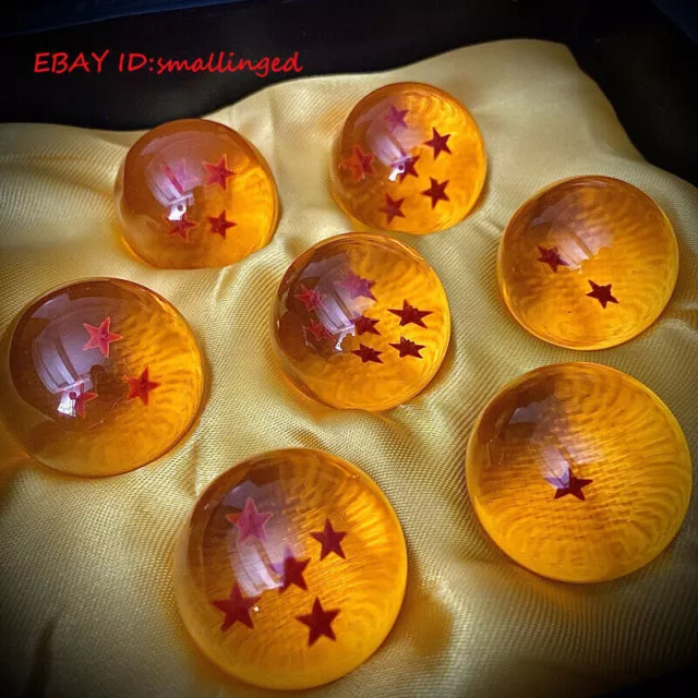 New 7pcs Stars Dragon Ball Z Crystal Balls Set Collection In Box Set Gifts