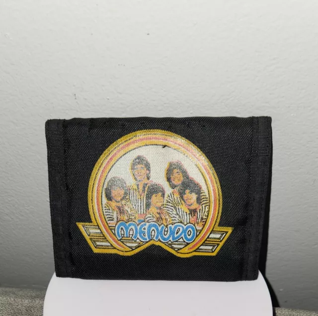 MENUDO vintage nylon wallet 1983 1984 USED old 1980s fun