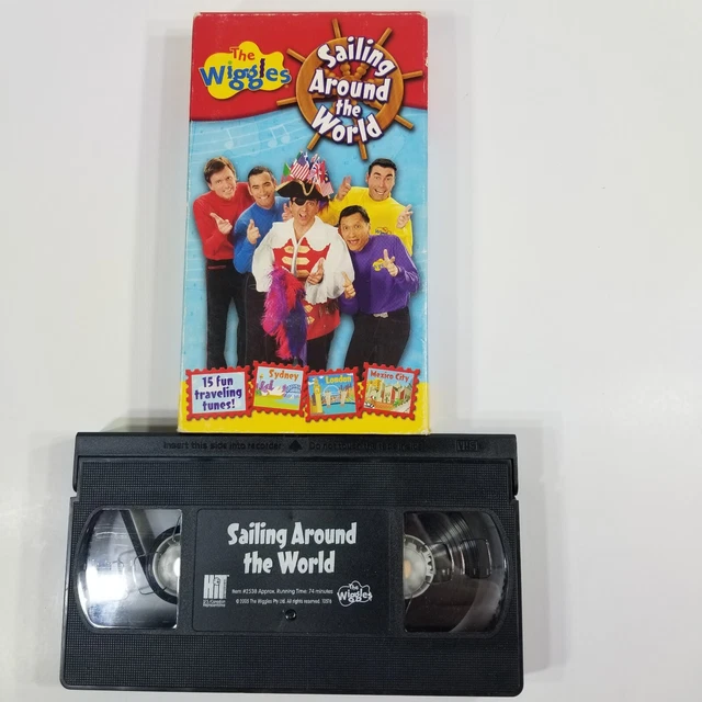 The Wiggles Sailing Around The World Vhs Video Tape C vrogue.co