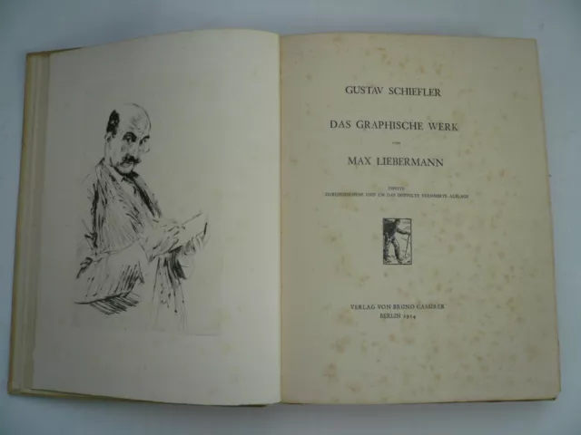 Das Graphische Werk von Max Liebermann. 2. verm. Aufl. LIEBERMANN,MAX. Schiefler