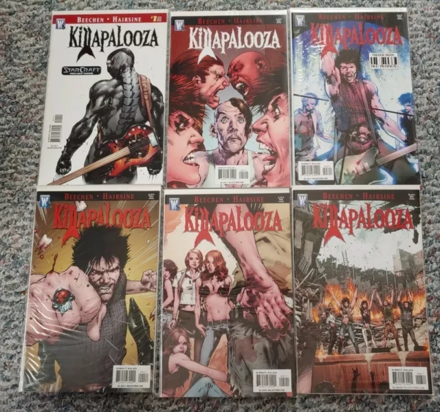 Killapalooza #1-6 COMPLETE SERIES 2009 WILDSTORM COMICS
