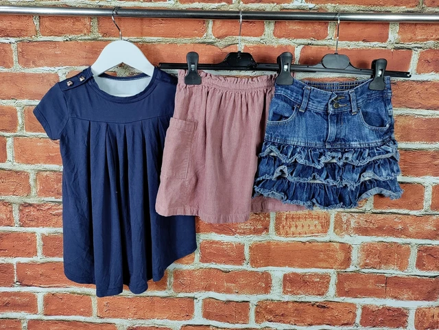 Girls Bundle Age 4-5 Years Ted Baker Next Cherokee Denim Sjirt Top T-Shirt 110Cm