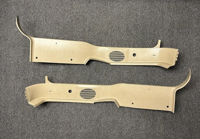 88-94 Chevy GMC OBS Regular Cab Truck C/K Left Right B Pillar Trim Molding Tan