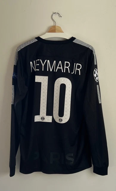 Uniforme Camiseta Psg Negra Manga Larga Camisa Nike Camiseta Psg