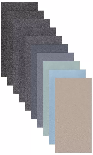 Sortiment SET Schleifpapier 2 Blatt P2000 und P1000 Sand Papier 21x11cm Schleif