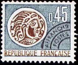 FRANCE PREOBLITERE TIMBRE STAMP N°132 " MONNAIE GAULOISE 45c " NEUF (x) TB