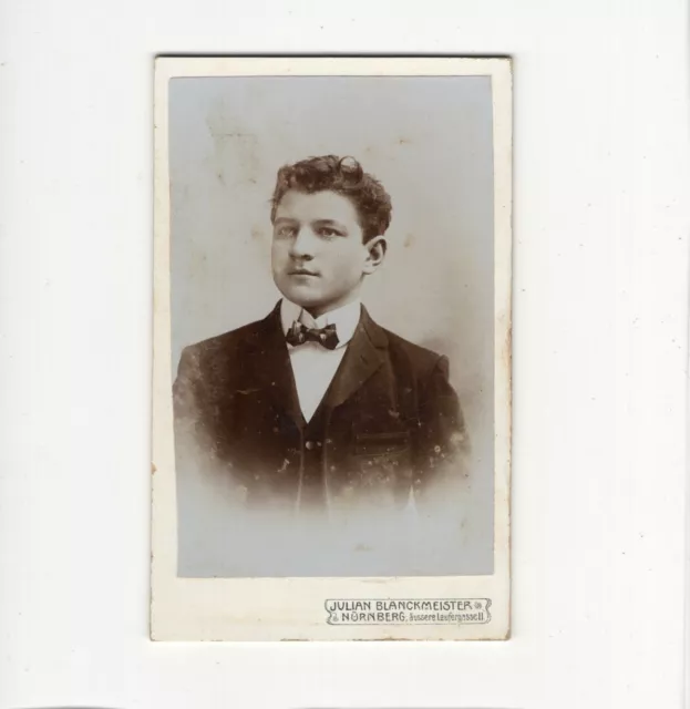 CDV Foto Herrenportrait - Nürnberg um 1900