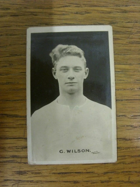 01/10/1921 Trade Card: Sheffield Wednesday - G. Wilson [Card No.03] D.C. Thomson