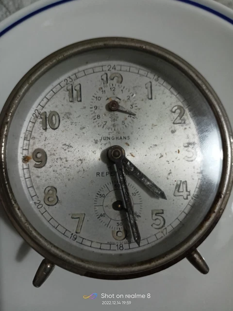 sveglia junghans Repetition anni 40 Funzionante.
