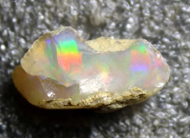 Natürlich Lose Edelstein Äthiopische Opal Grobem Multi Feuer Roh Stein 18.90 Cts